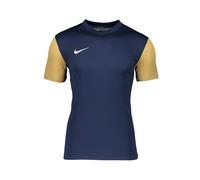 NIKE T-Shirt fonctionnel sable / bleu foncé / blanc, Taille 128