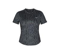 NIKE T-shirt fonctionnel 'SWIFT' gris foncé / noir / blanc, Taille M