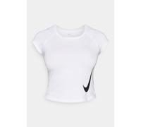 NIKE T-shirt fonctionnel 'TEMPO SWOOSH' noir / blanc, Taille XL