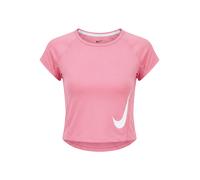 NIKE T-shirt fonctionnel 'TEMPO SWOOSH' rose / blanc, Taille L