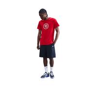 NIKE T-Shirt fonctionnel 'Total 90' rouge / blanc, Taille L