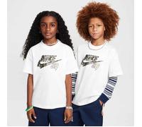 Nike T-Shirt Junior Unisexe SB HBR - 100 (Blanc/Multi)