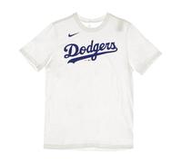 Nike - T-shirt Logo Équipe de Baseball des Dodgers - Homme - Sport - Blanc - Taille: 2XL