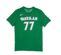 Nike - T-shirt Luka Doncic Hardwood Classic - Homme - Sport - Vert - Taille: XS