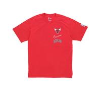 Nike - T-shirt NBA Chicago Bulls - Homme - Sport - Rouge - Taille: L