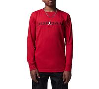 Jordan T-Shirt Garçon Manches Longues Baseline Rouge Code 95D668-R78, Rouge/Noir/Blanc, 12-13 Ans