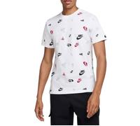 Nike T-shirt pour Homme All Over Print Blanc HJ0561-100 S