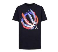 Nike T-shirt unisexe pour enfant JDB BBALL FIRE SS, noir, M