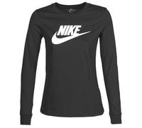 Nike T-shirt W NSW TEE ESSNTL LS ICON FTR in Noir EU XS