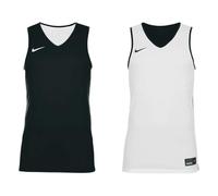 Maillot de basket reversible Nike Team Noir & Blanc pour Homme - NT0203-010 - Taille M