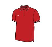 Nike Team Club 19 Polo Polo Enfant University Red/White FR : XL (Taille Fabricant : XL)