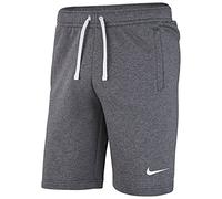 Nike Team Club 19 Short Short Mixte enfant, Gris (Charcoal Heather/Anthracite/Blanc), M