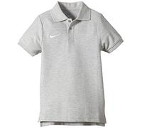 Nike Team Core T-Shirt Enfant Grey Heather/White FR : S (Taille Fabricant : S)