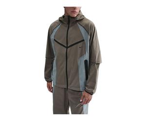 Nike - Tech Dri-FIT Woven Color-Block Windrunner Loose Jacket - Homme - Sport - Gris - Taille: XL
