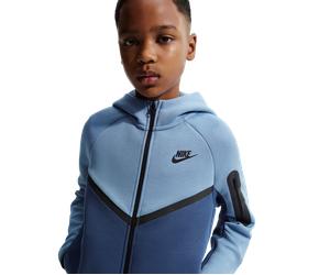 Nike Tech Enfant - Sweats à capuche, Bleu - Taille 122 - 128 CM Blue 122 - 128 CM