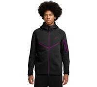 Nike Tech Fleece Sweat à Capuche Zip Complet Noir/Violet 2XL
