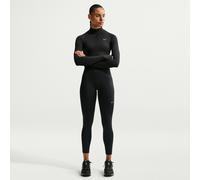 Nike Legging Dri-FIT Tempo 7/8 Taille haute – Noir/Argent réfléchissant – Taille L