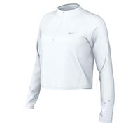 NIKE Tempo Haut De Running À 1/4 De Zip Dri-Fit pour Femme, Blanc, HV2852-100, M