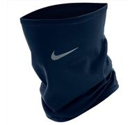 Nike Therma-Fit Cache-cou en polaire pour homme, pour l'hiver, la course à pied, l'entraînement, les sports de plein air, obsidienne/gris fumé, taille unique