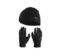 Pack bonnet paire de gants nike fleece noir
