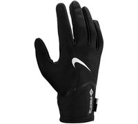 Nike Therma-Fit Gore-Tex Gants de Course imperméables pour Homme - Gants d'hiver - Course à Pied - Entraînement en Plein air - Noir/argenté - Taille S