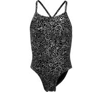 Nike Tie Back Swimsuit Juniors Noir 9-10 (M) Female