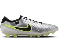 Nike Tiempo Legend 10 Elite Adults Artificial Ground Football Boots Argent/Volt 8.5 (43) Male