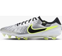 Nike Tiempo Legend 10 Elite AG Pro Metallic Silver Volt Yellow shoes - 40
