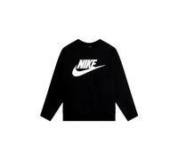 Nike Top K NSW Club FLC Crew Ls Hbr, Black/White, FD2992-010, S