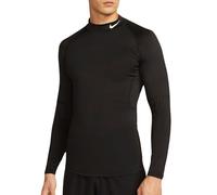 Nike Top M NP DF Tight Ls Mock, Black/White, FB7908-010, S