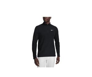 Nike Tour FD5833-010 Dri-Fit ADV Haut de golf semi-zippé pour homme Noir/blanc
