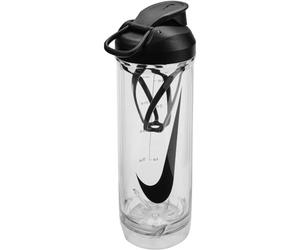 Nike TR Recharge Shaker Bottle 2.0 24oz 709 ml Shaker Gourde Shaker Protéines Fitness Training Transparent/Black/Black