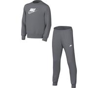 Nike Tracksuit K Nsw Tracksuit Poly Crew Hbr, Smoke Grey/White/White, FD3090-084, L