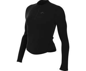 Nike Trail Dri-Fit HJ2248-010 Couche intermédiaire avec Demi Fermeture éclair pour Femme, Noir/Noir, Taille XS