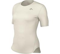 Nike Trail Dri-Fit UV Haut de Course à Manches Courtes pour Femme, Phantom/Summit White, HJ2242-030, L