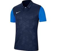 Nike Trophy IV Jersey SS Maillot Enfant Midnight Navy/Photo Blue/(White) FR: XS (Taille Fabricant: XS)
