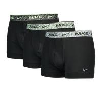 Nike Trunk 3 Pack Unisexe - Sous-vêtements, Noir - Taille 27 - 35 Black 27 - 35