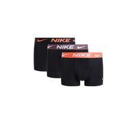Boxer Nike Trunk Logo noir orange marron (3 unités) - S