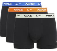 Nike EVERYDAY COTTON STRETCH TRUNK 3PK men Boxers & Briefs black taille: S