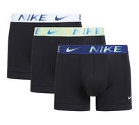 Boxer Nike Trunk Logo noir pur bleu blanc (3 unités) - M