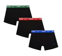 Nike Trunk 3PK sous-vêtements, Blk-STDM GRN/GME Royal/Uni Red WB, XL Homme