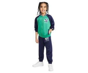 Nike -Tue Complète -Felpe à Capuchon -Poche Sac Taille -Pantalon avec Tour de Vie Élastique -Logo Vert Vert/Bleu U90 3-4 Ans