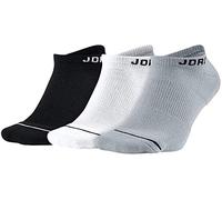 Nike U J Everyday Max NS 3PR Chaussettes Black/White/Wolf Grey FR : S (Taille Fabricant : S)