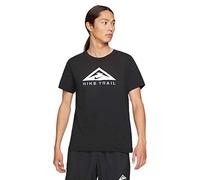 Nike U NK DF Tee SS Trail T-Shirt de Course à Manches Courtes, Noir, XL Homme