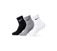 Nike Chaussettes de sport – gris chiné / noir / blanc – Taille 34-38