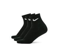Nike Chaussettes Everyday Lightweight – Lot de 3 Noires Unisexes