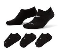 Nike U NK Everyday Plus Cush Footie Chaussettes, Noir et Blanc, m Femmes