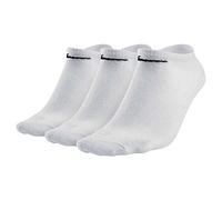 Nike U NK LTWT NS 3PR-Value Lot de 3 Chaussettes Mixte Adulte, White/Black, FR : M (Taille Fabricant : M)