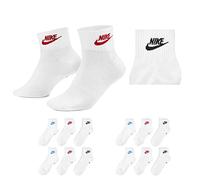 Nike U Nk NSW Evry Essential Ankle Socks Lot de 3, 12 paires multicolores, 46-50