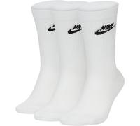 Nike U NK NSW EVRY ESSENTIAL CREW Chaussettes L Blanc